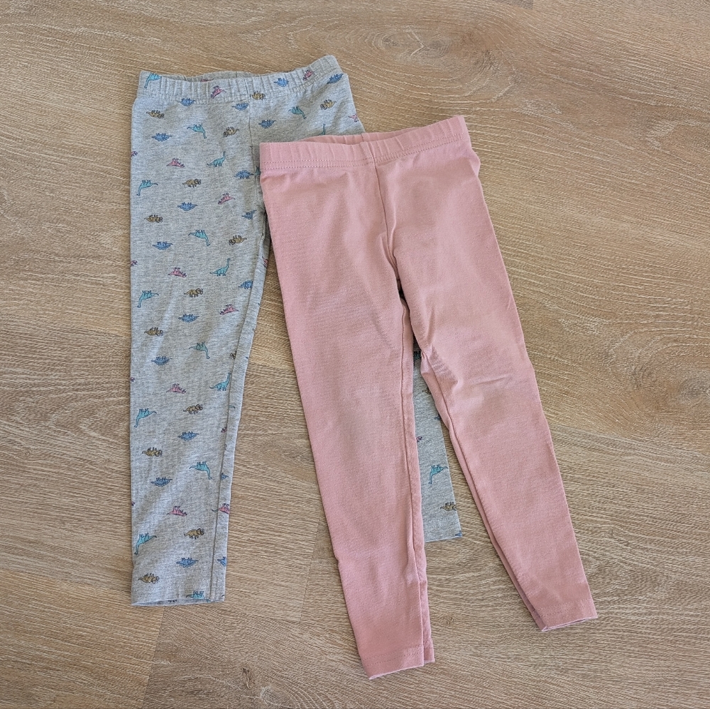 ✨4 for 12 Pair of 2 Toddler Girl Leggings - Size 4T
